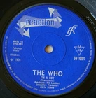 THE WHO I'M A BOY 7" REACTION (1966) EX++ MOD BEAT ENGLAND