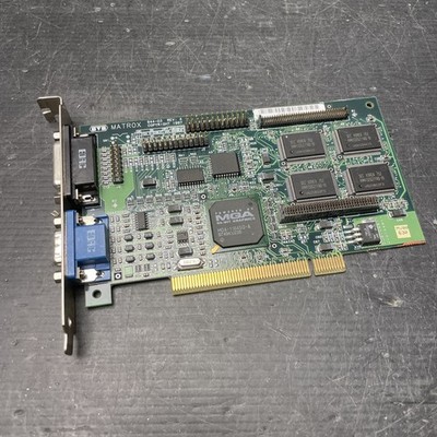 Matrox Mystique 220 4MB MY220P/BIZ4I 644-03 MGA-1164SG Retro Grafikkarte (K28-21