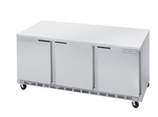 Beverage Air UCR72AHC Three-Section Undercounter Refrigerator
