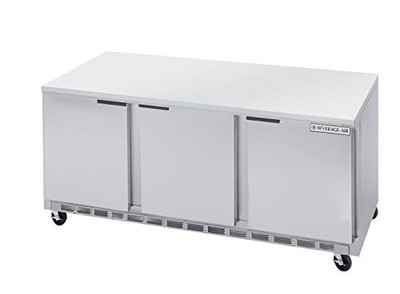 Beverage Air UCR72AHC Three-Section Undercounter Refrigerator