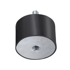 75mm x 50mm M12 Thread Male Female Rubber Mounts Vibration Isolators
