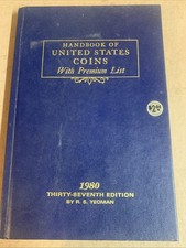 1980 Handbook Of United States Coins With Premium List 7/12