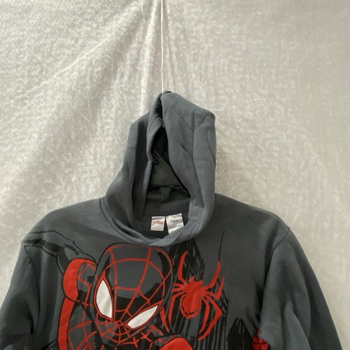 Marvel Spiderman Hoodie Jungen Jugend 4-16 Sweatshirt Grau Pullover Taschen Neu - Bild 11 von 14