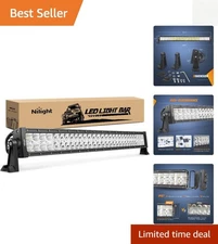 32-Inch 180W Adjustable LED Light Bar: Off-Road Spot & Flood Combo Solution