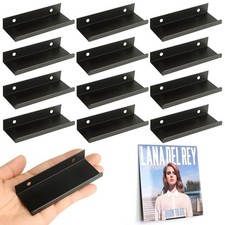 Vinyl Wall Mount 12 Pack, Metal Vinyl Shelf Minimalist Record Display Your