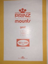 PRINZ STAMP MOUNTS 182/209  ***WE ARE A VETERAN SUPPORTIVE BUSINESS***