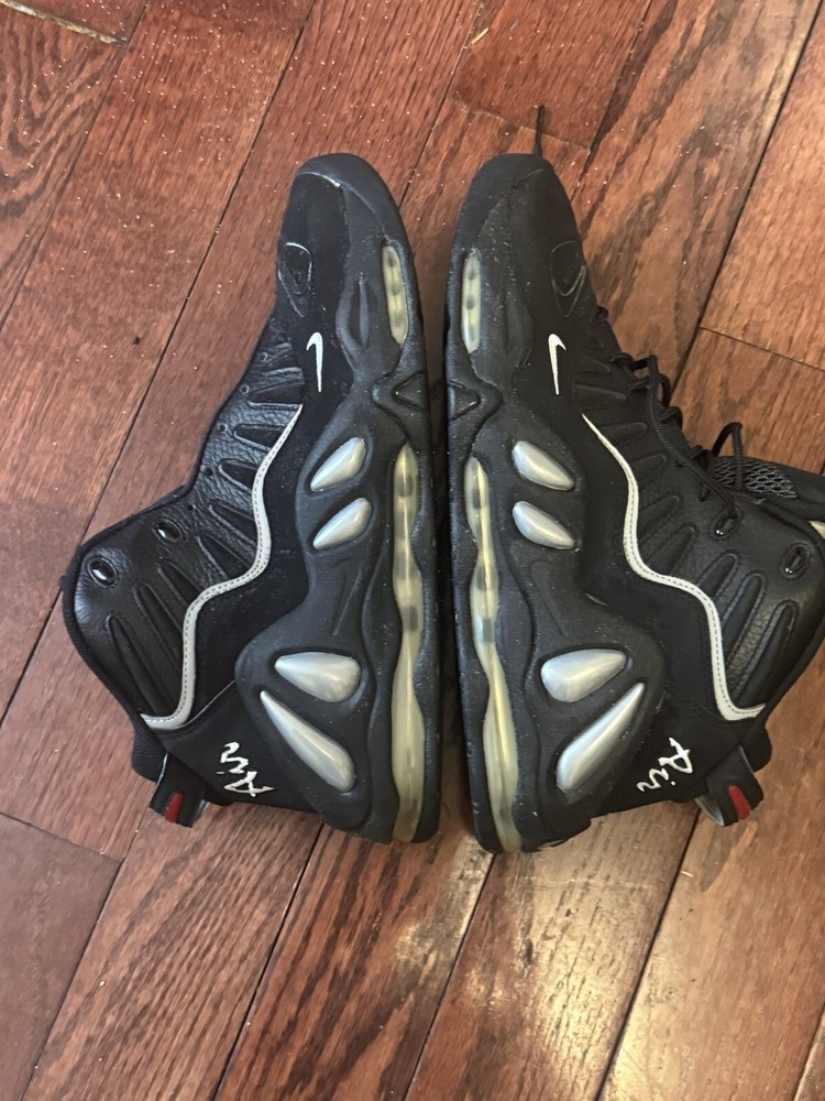 Nike Air Max Uptempo 97 2010 Black Metallic Silver - Size 12