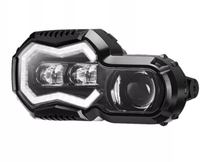 LED SCHEINWERFER ZUGELASSEN FÜR BMW F650GS F700GS F800GS F800R ABBLENDLICHT FERNLICHT 
