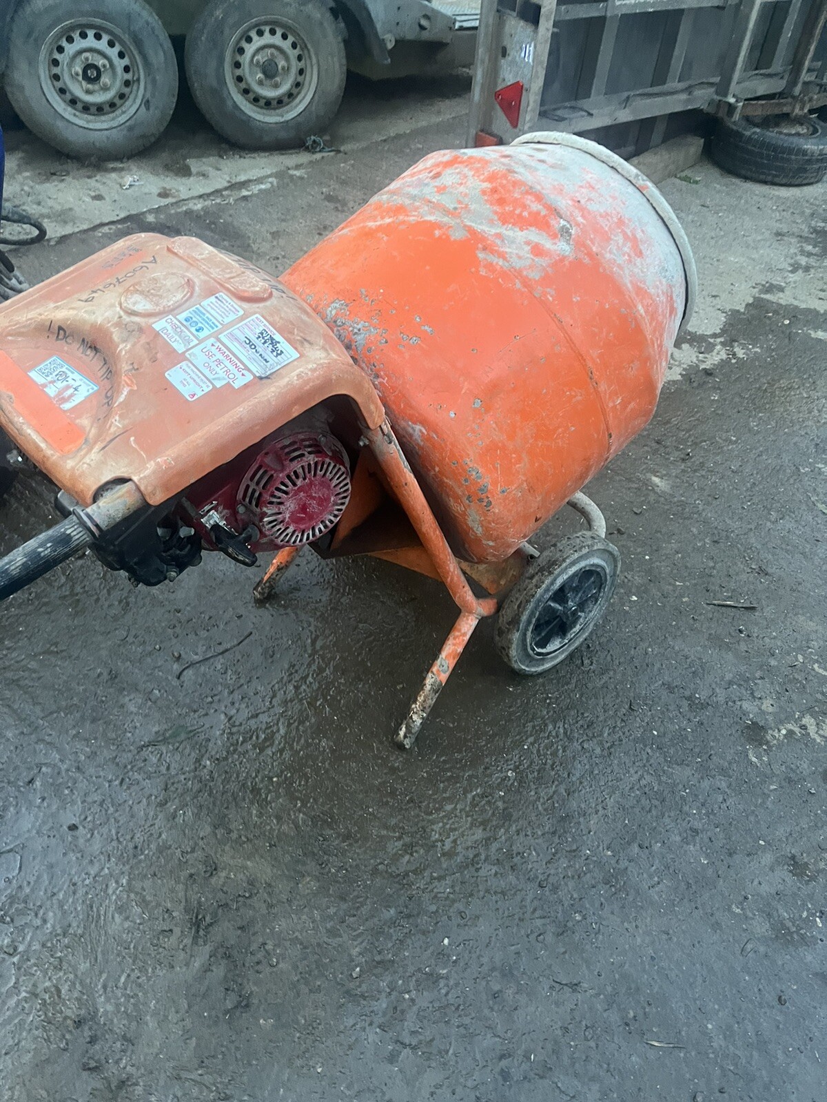 belle 150 cement mixers Petrol Honda GX120 C/w Stand eBay