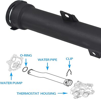 pipiちぇーん Water Pump To Thermostat Water Pipe 11537589713 For 2007-2012 Mini
