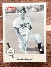2002 Fleer Greats of the Game Gil Hodges #43
