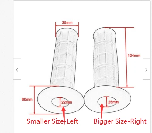 US Pivot Brake Clutch Lever w/ Handlebar Grips For Yamaha YZ80 YZ85 2015-2019 - Image 2 of 4