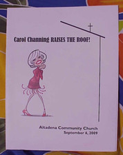 CAROL CHANNING RAISES THE ROOF - Altadena Community Church: Sept 6, 2009 Program