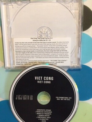 VIET CONG - 2015 RADIO PROMO CD - SHIPS FREE