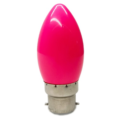 Colored LED Candle Light Bulbs B22 E27 Screw 2W Red Blue Pink White Orange 110V - Picture 8 of 23