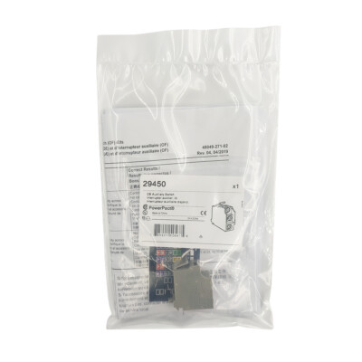 茶 coto Schneider Electric 29450 Circuit Breaker Auxiliary Switch | eBay