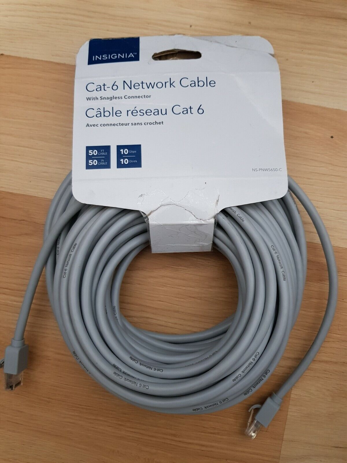 Insignia Cat6 Network Cable 50 feet MOdel : NS-PNW5650