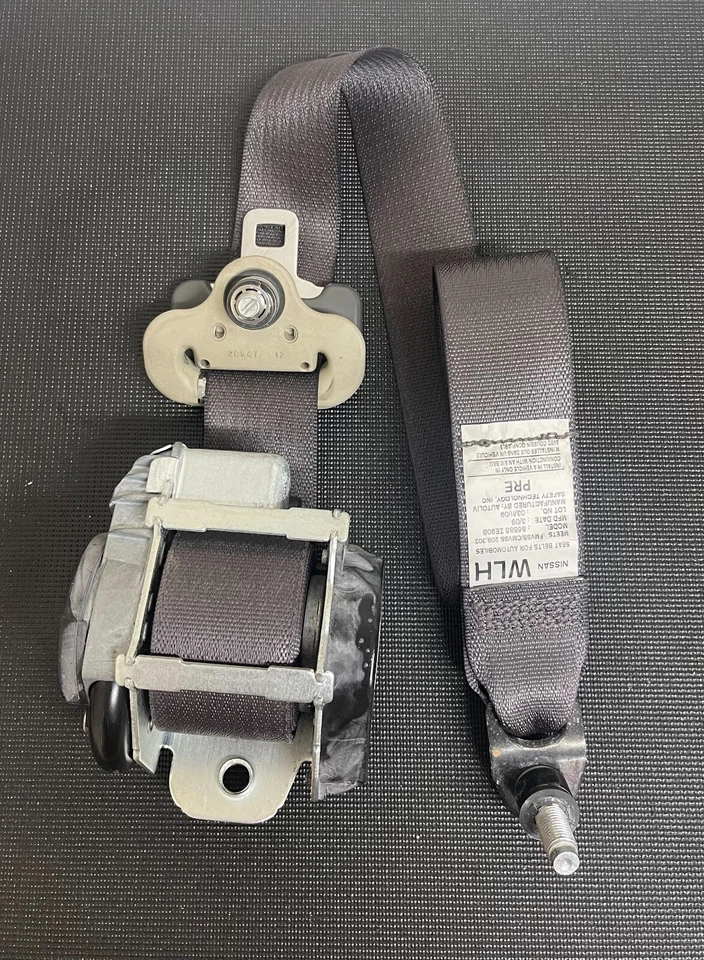 Cinturón de seguridad delantero izquierdo del lado del conductor Nissan Sentra 2007 2008 2009 2010 2011 2012 OEM Foto 3 de 4