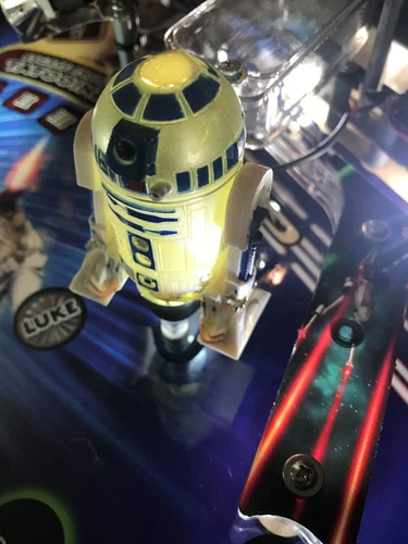 Star Wars SW Pinball Machine R2D2 LED mod Stern