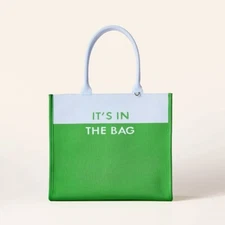 New! KATE SPADE NY x TARGET - Green/Blue Color Block Tote - IT’S IN THE BAG!