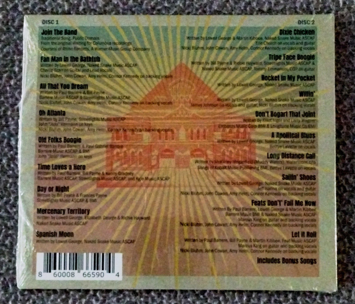 EXCLUSIVE rare! LIVE Little Feat SEALED 2-CD Waiting for