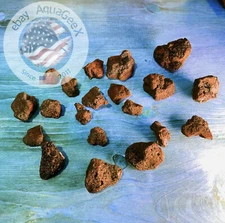 VOLCANIC Lava Rock for Aquarium Fish Tank Bonsai Decoration Plant Red Black 