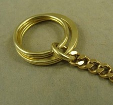 Solid Brass Fob Pants Keychains Keyrings Key Holder Bag Wallet Chain Key Chains
