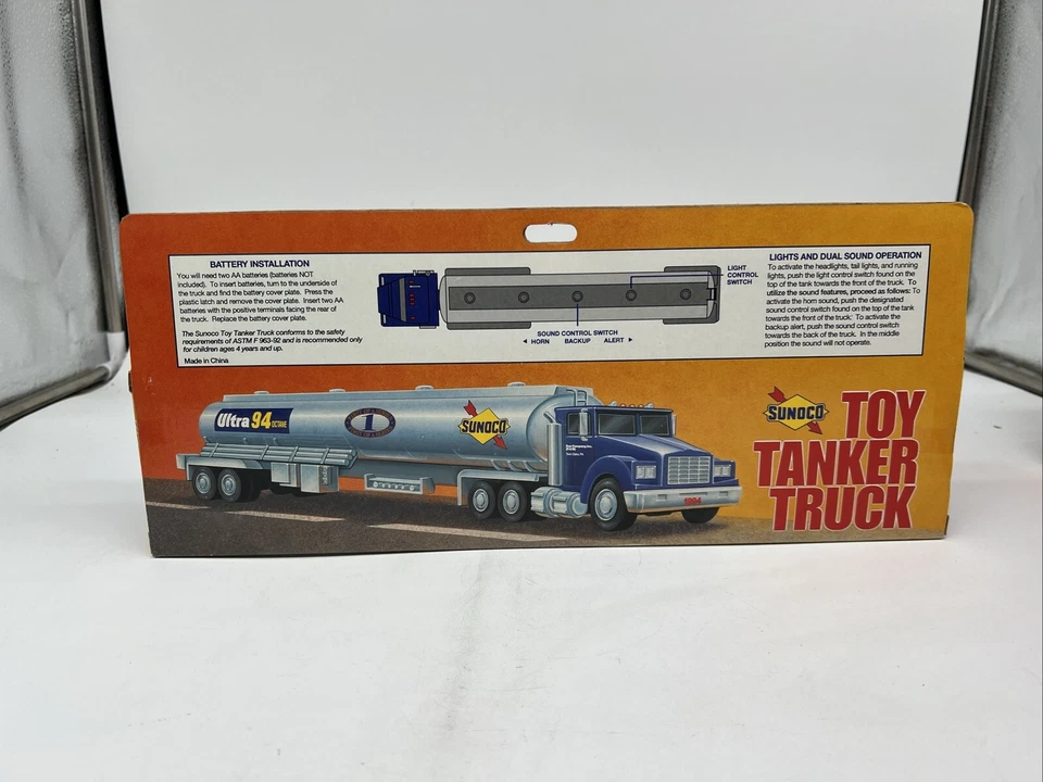 Vintage Toy Tanker Truck 1:32 Sunco 1994 Collectors Series NEW Original Package - Image 2 of 4