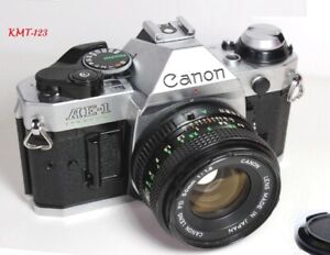 Canon Ae 1 Program 35mm Film Manual Camera W 50mm F1 8 Lens Excellent Condition Ebay