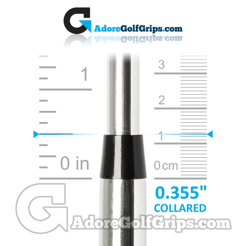 Eisen Aderendhülsen Kragen konische Spitze 0,355" (12,70 mm Länge) - schwarz (12er Pack)