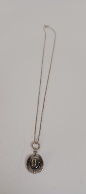 Texas Sterling Silver Charm Cowboy Hat Maisels Albuquerque W/ 925 Chain CW Mark