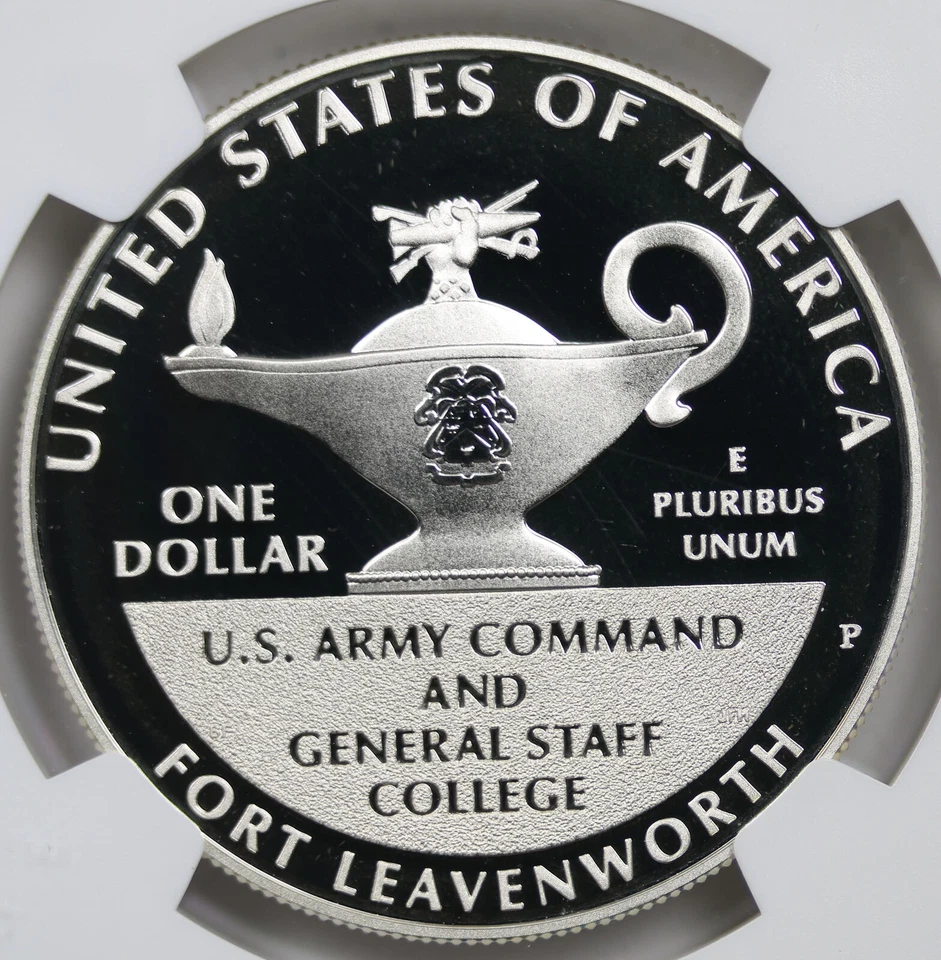 2013-P 5-Star General Marshall & Eisenhower Commemorative $1 PF 69 UCAM NGC - Image 4 of 4