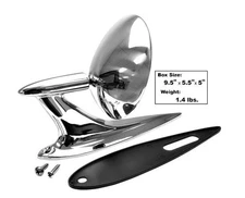 1958 Chevy Impala, BelAir, Biscayne Door Outer Mirror New Dii