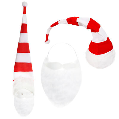 WEIHNACHTEN WEIHNACHTSMANN GONK KOSTÜM CLAUS LUSTIGER ZWERG FANCY KLEID OUTFIT WEIHNACHTEN PARTY