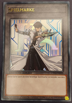 Seto Kaiba Ultra Rare Yugioh deutsch LIMITIERTE AUFLAGE Spielmarke CT14-010