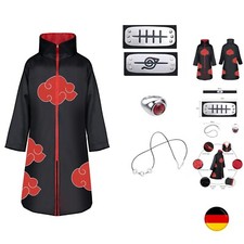 ACWOO Akatsuki Mantel für Kinder Erwachsener, Unisex Cosplay Anime Kostüm Ita...