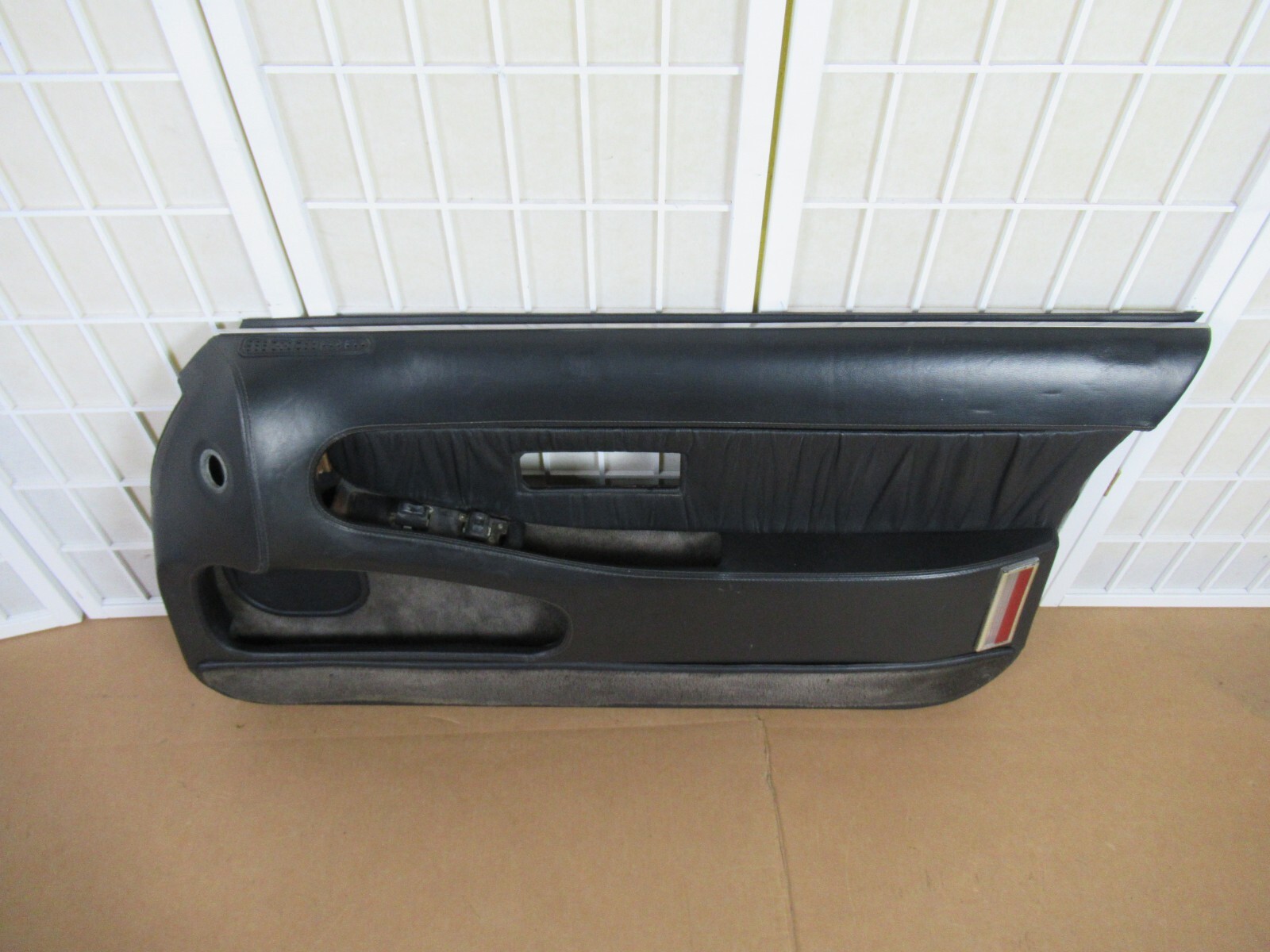 89 90 91 Chrysler Maserati TC BLACK Power Left Right Interior Door Panel SET (2)