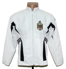 GERMANY OLYMPIC 2005 TRAINING FOOTBALL JACKET JERSEY ADIDAS SIZE L WOMEN