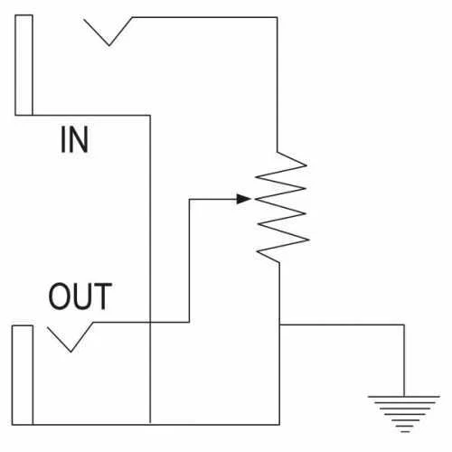 Bespeco VM12 Pedale volume mono in ABS per chitarra - Made in Italy - Immagine 2 di 2