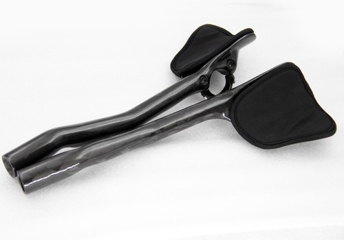 Carbon Rennrad Triathlon Zeitfahr Aero Lenker aufsatz Armauflage Aufsatz TT bar - Bild 7 von 8