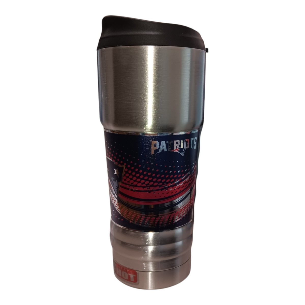 NFL New England Patriots 18oz Stainless Steel Tumbler