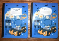 Batman Two 80 Count Notebooks