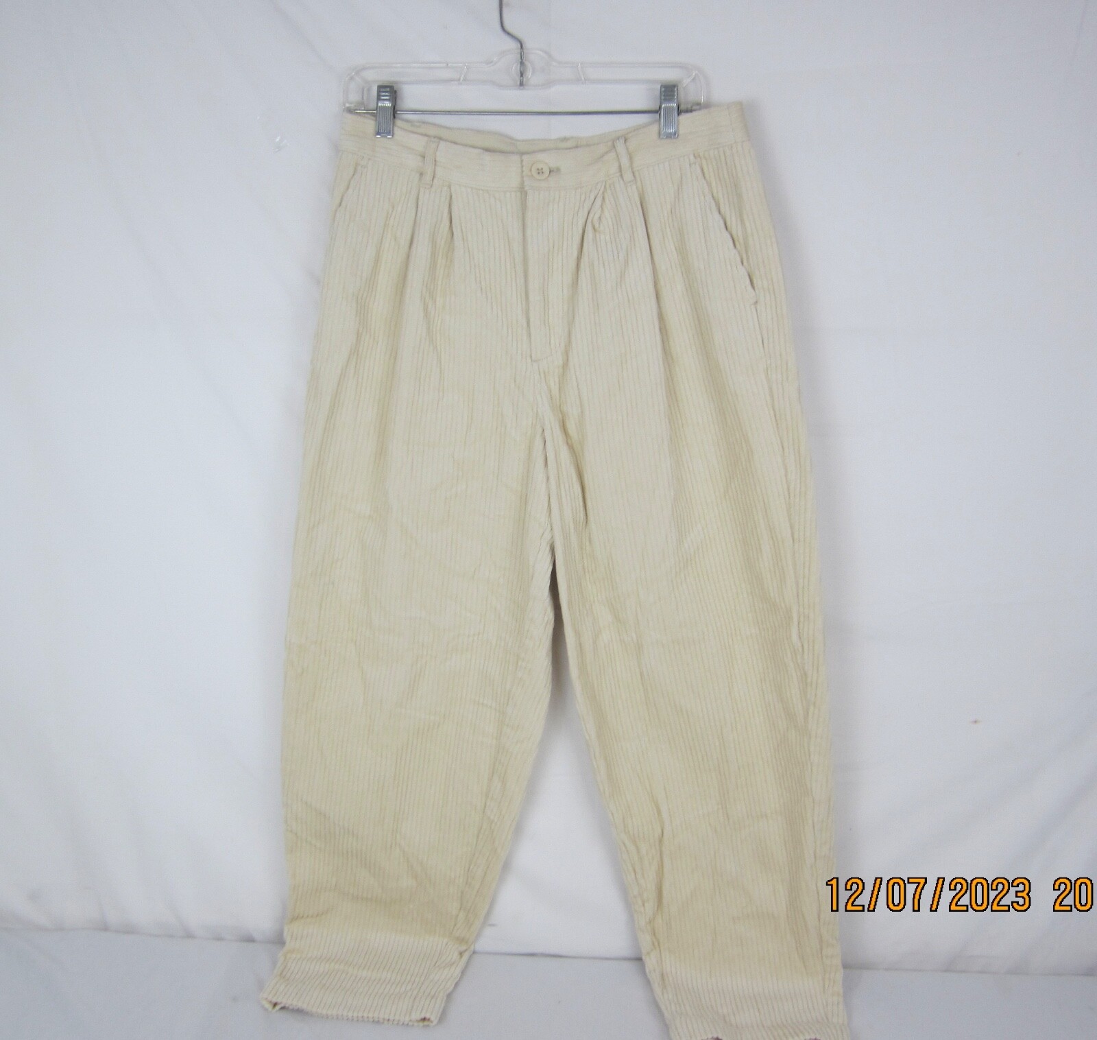 FILA Blazer donna canottaggio plissettato velluto a coste pantaloni gamba dritta 10