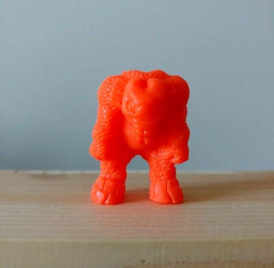Monster In My Pocket BEHEMOTH # 4 Neon Red-Orange - Series 1 MIMP 1990