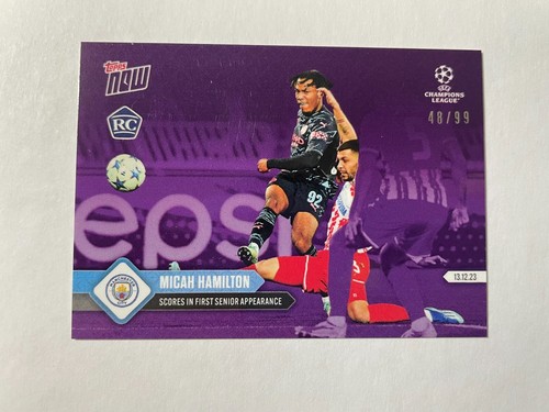 Topps Now #80 Micah Hamilton rc /99 Man City - Scores in first senior appearance - Picture 4 of 9