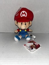 Nintendo Little Buddy Super Mario Bros. Baby Mario 6" Plush New W Tag/ Free Gift