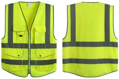 G & F Products Reflective Vest Safety High Visibility with reflective strip