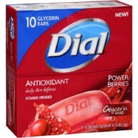 Dial Antioxidant Power Berries Glycerin Soap, 4 Oz, 10 Bars Dial Antioxidant Power Berries Glycerin Soap, 4 Oz, 10 Bars
