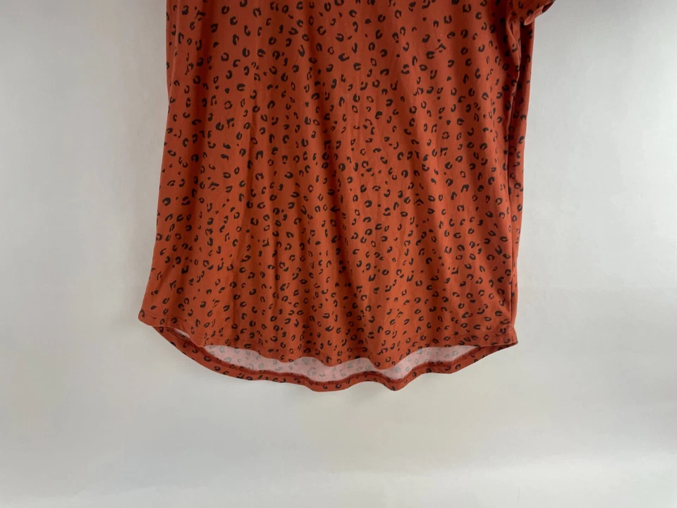 Sweet Tea's by Pink Rose T 恤女式 M 码烧焦橙色黑色猎豹印花 — 第 4/4 张图片