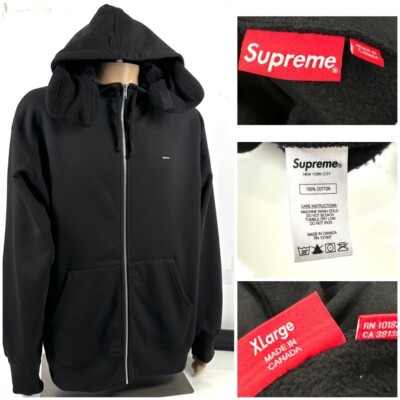 トップス Supreme sweatshirt clothes XL size Supreme Topline Zip Up Sweatshirt Red Size Medium DS/New SS